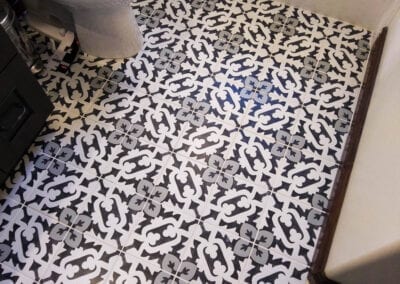 Tile floor